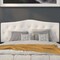 Flash Furniture Cambridge Headboard, Queen, White Fabric HG-HB1708-Q-W-GG - alternate 2
